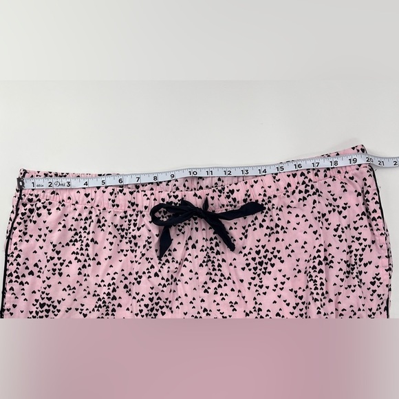 Victoria's Secret Dreamer Flannel Long Pajama Set Babydoll Tiny Hearts - XXL - Picture 11 of 12